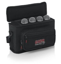 Padded Microphone Carry Bag; Holds up to 4 Microphones