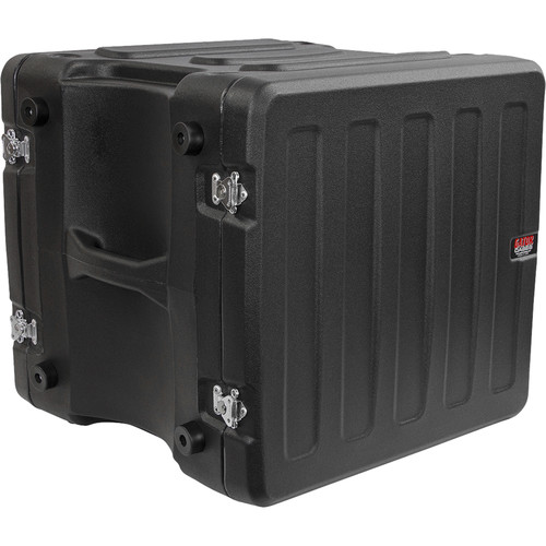 10-Space 10U 19" Deep Molded Audio Rack