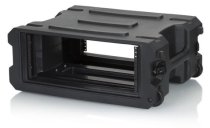 4U, 19" Deep Molded Audio Rack W/ Wheels