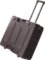 8U, 19″ Deep Molded Audio Rack W/ Wheels
