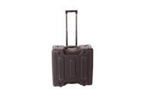 8U, 19" Deep Molded Audio Rack W/ Wheels