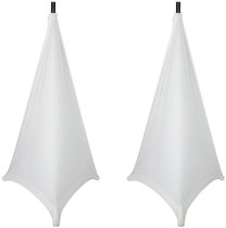 Stretchy Speaker Stand Cover in White