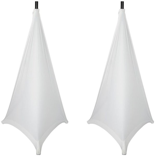 Stretchy Speaker Stand Cover in White