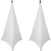 Stretchy Speaker Stand Cover in White