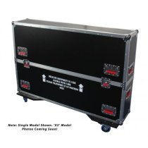 Flight Case Fits Two 37″-43″ Lcd/Plasma Screens