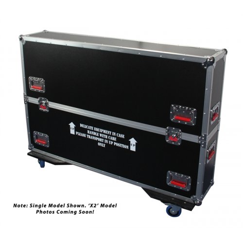 Flight Case Fits Two 37"-43" Lcd/Plasma Screens