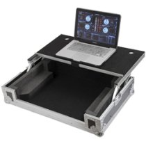 Large Sized DJ Controller Case with Laptop Shelf
