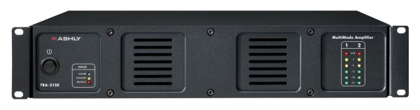 Rackmount Stereo Power Amplifier with 70V/100V Transformer - 80 Watts per Channel at 8 Ohms