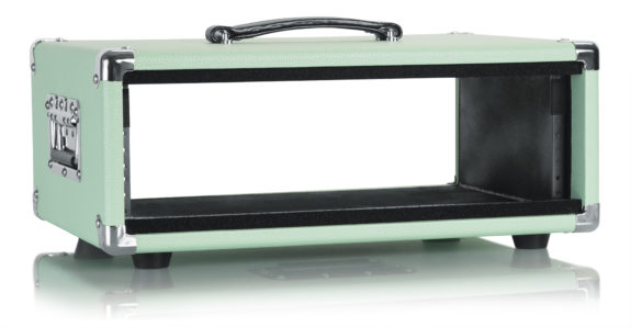 Vintage Amp Vibe Rack Case 3U, Seafoam Green