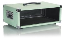 Vintage Amp Vibe Rack Case 3U, Seafoam Green