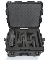 Titan Microphone Series Case For Rodecaster Pro, 4 Mics & 4 Headsets