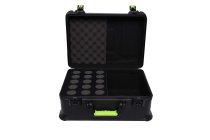 Molded Case With Drops For 15 Mics & TSA Latch