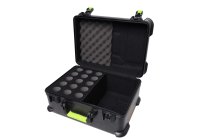 Molded Case With Drops For 15 Mics & TSA Latch