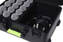 Molded Case With Drops For 15 Mics & TSA Latch