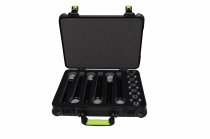 Molded Case For 6 Wireless Mics With TSA Latch