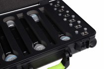 Molded Case For 6 Wireless Mics With TSA Latch