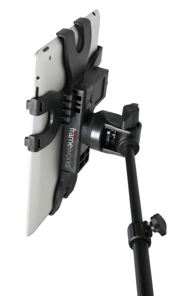 iPad Tablet Tray with Adjustable Clamp Mount