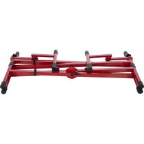 Deluxe 2-Tier X-Style Keyboard Stand (Red)