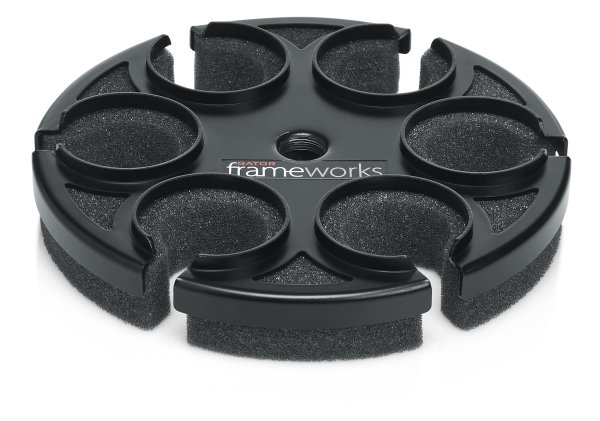 Multi Microphone Tray Holds 6 Microphones