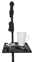9" x 9" Clamp-On Microphone Accessory Shelf