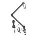 Professional Broadcast Boom Mic Stand With LED Light