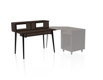 Elite Series Furniture Desk, Dark Walnut