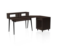 Elite Series Furniture Desk, Dark Walnut