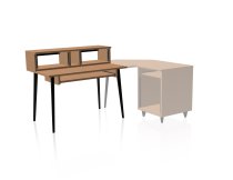 Elite Series Furniture Desk, Natural Maple Matte
