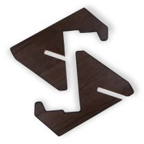 Elite Series Guitar Furniture X Stand, Brown