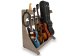 Elite Five Electric / Acoustic Guitar Rack, Grey