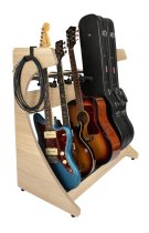 Elite Five Electric / Acoustic Guitar Rack, Maple