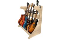 Elite Five Electric / Acoustic Guitar Rack, Maple
