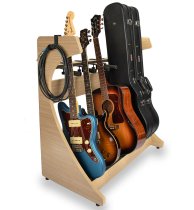 Elite Five Electric / Acoustic Guitar Rack, Maple