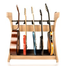Elite Five Electric / Acoustic Guitar Rack, Maple