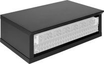 Elite Series Furniture Desktop 2U Studio Rack, Black