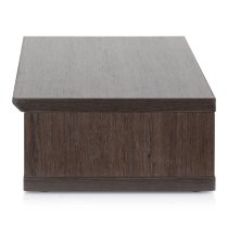 Elite Series Furniture Desktop 2U Studio Rack, Brown
