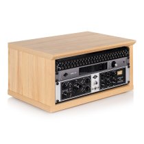Elite Series Furniture Desktop 4U Studio Rack, Maple