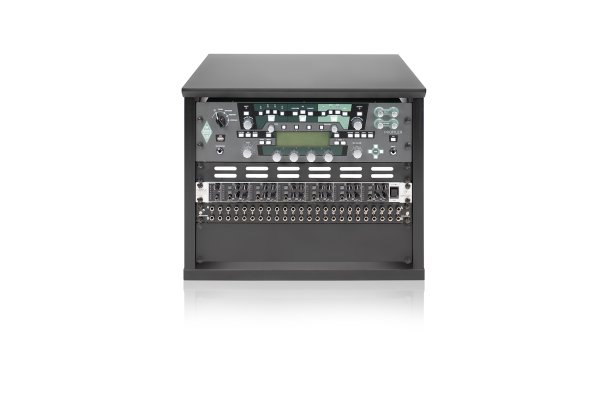 Elite Series Furniture Desktop 8U Studio Rack, Black