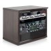 Elite Series Furniture Desktop 8U Studio Rack, Brown