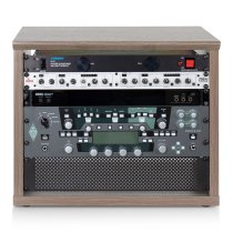 Elite Series Furniture Desktop 8U Studio Rack, Grey