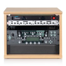 Elite Series Furniture Desktop 8U Studio Rack, Maple