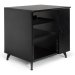 Elite Series Sidecar Rack Cabinet With Shelf, Brown