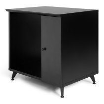 Elite Series Sidecar Rack Cabinet With Shelf, Brown