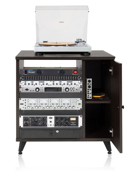 Erikson Audio - Elite Series Sidecar Rack Cabinet With Shelf, Brown - Gator
