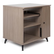 Elite Series Sidecar Rack Cabinet With Shelf, Grey