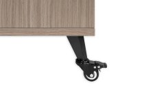 Elite Series Sidecar Rack Cabinet With Shelf, Grey