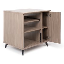 Elite Series Sidecar Rack Cabinet With Shelf, Grey