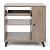 Elite Series Sidecar Rack Cabinet With Shelf, Grey