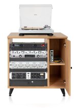 Elite Series Sidecar Rack Cabinet With Shelf, Maple