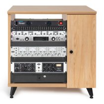 Elite Series Sidecar Rack Cabinet With Shelf, Maple